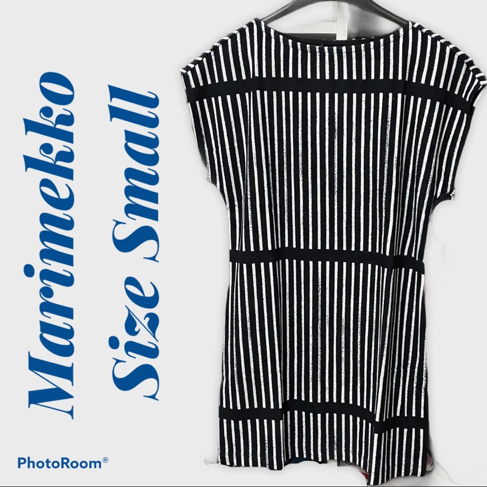 Dress Marimekko Small NWT blk/wht